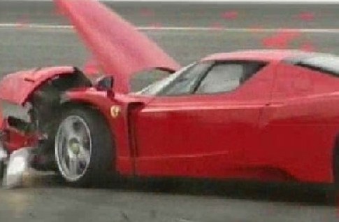 Ferrari Crashed
