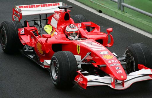 Kimi Raikkonen in Ferrari